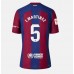 Barcelona Inigo Martinez #5 Voetbalkleding Thuisshirt Dames 2023-24 Korte Mouwen